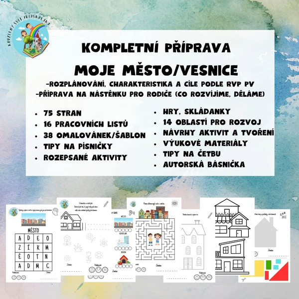Kompletní příprava - Moje město/vesnice