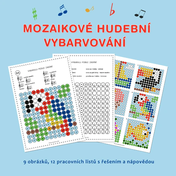 Mozaikové hudební vybarvování