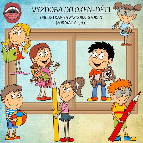 VÝZDOBA DO OKEN-DĚTI 