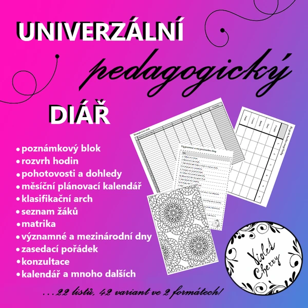 Univerzální pedagogický diář nejen pro učitele