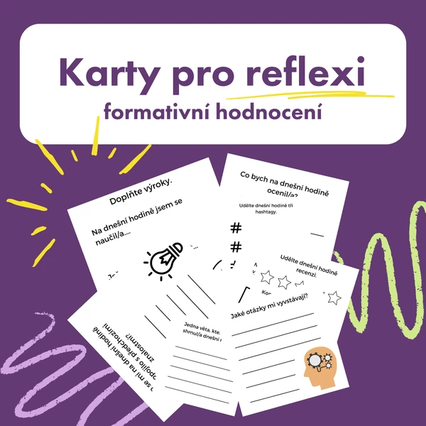 Kartičky pro reflexi hodiny