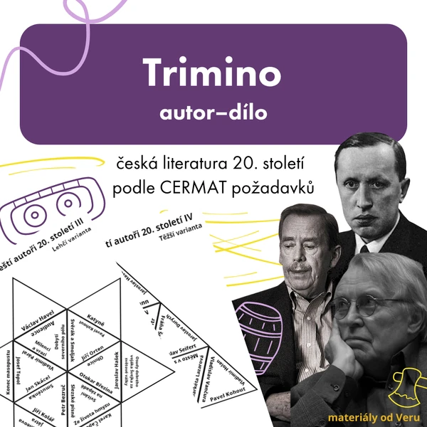 Trimino: autor a dílo, česká literatura 20. století