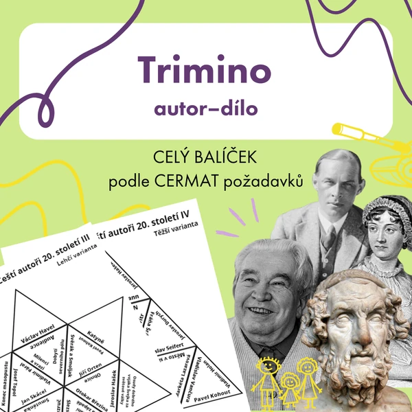 Trimino: autor a dílo, CELÝ BALÍČEK