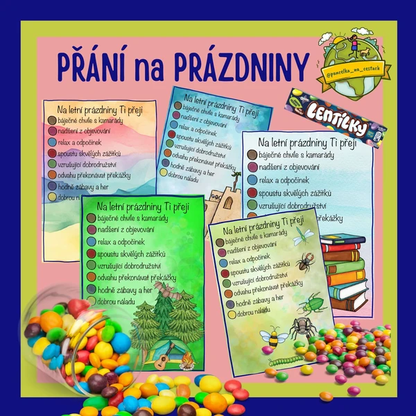 PŘÁNÍ na PRÁZDNINY