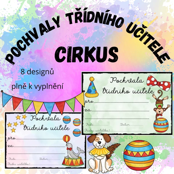 Pochvaly třídního učitele - cirkus