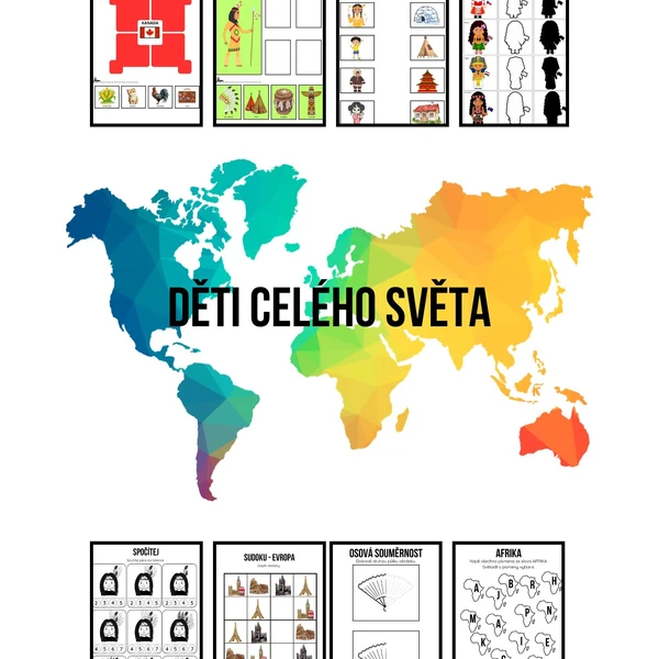 SVĚT, MULTIKULTURNÍ VÝCHOVA, DĚTI CELÉHO SVĚTA pro MŠ