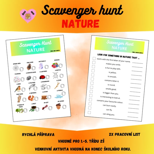 Scavenger hunt - NATURE