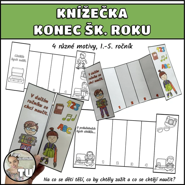 Konec školního roku - knížečka
