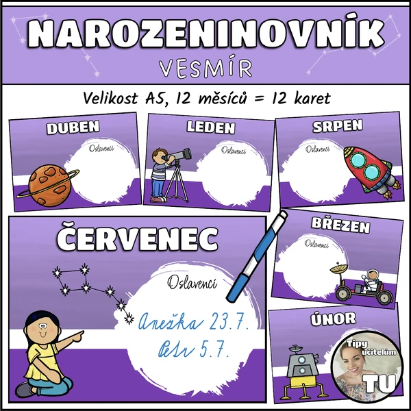 Narozeninovník - vesmír