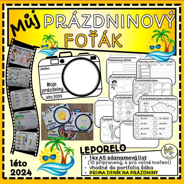 MŮJ PRÁZDNINOVÝ FOŤÁK- DENÍK JAKO LEPORELO