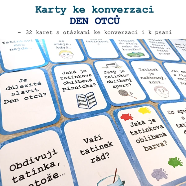 Karty ke konverzaci - Den otců