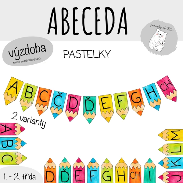 Abeceda - výzdoba 