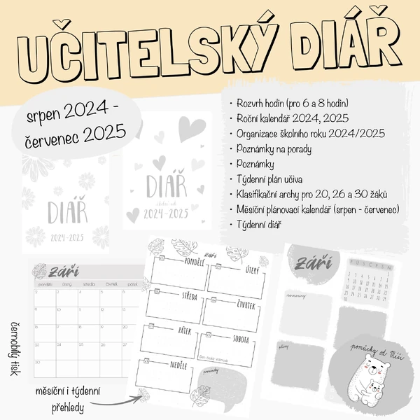 Učitelský diář 2024/2025