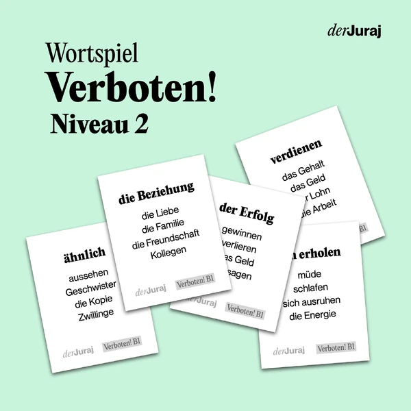 Verboten! Wortspiel – Niveau 2