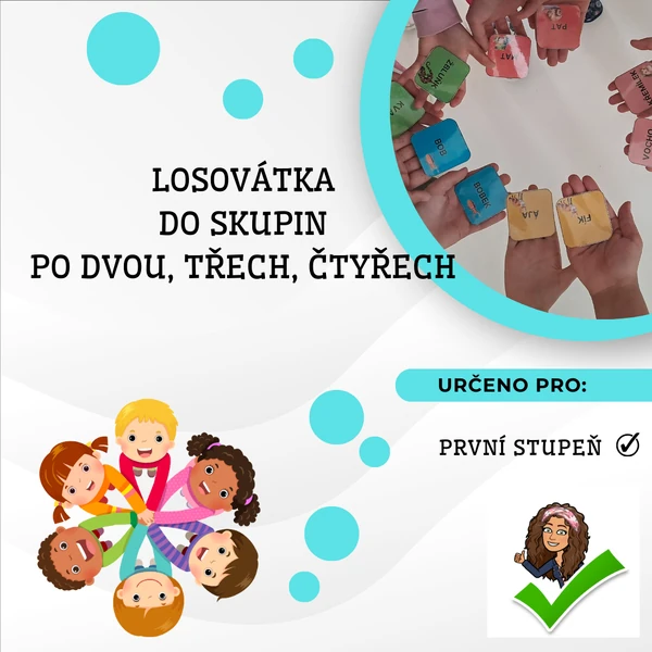 Losovátka do skupin po dvou, třech a čtyřech