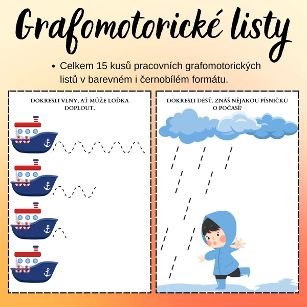 Grafomotorické listy
