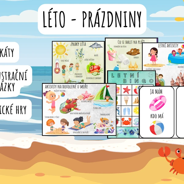 Léto, Letní prázdniny, Prázdniny, Dovolená, U moře, Moře