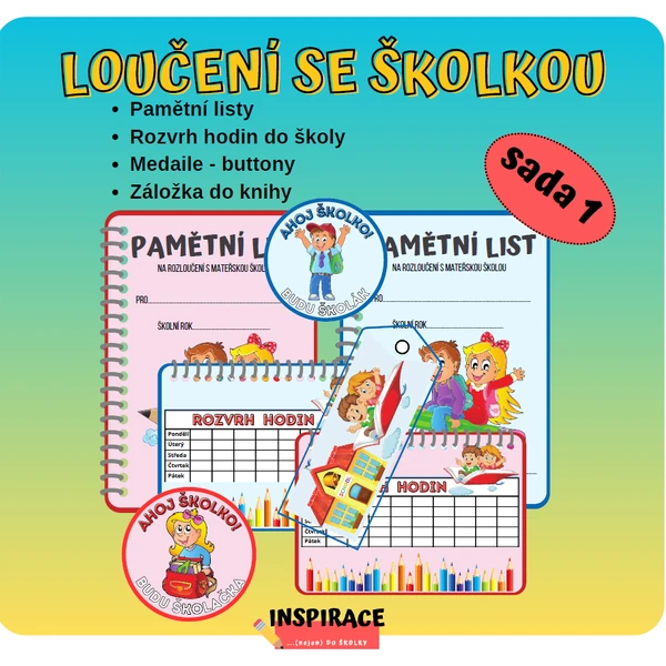 Loučení se školkou (sada 1)
