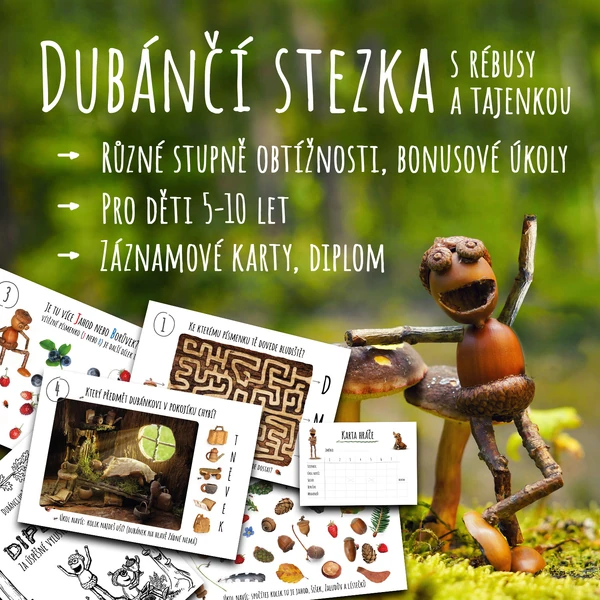 Dubánčí stezka s rébusy a tajenkou