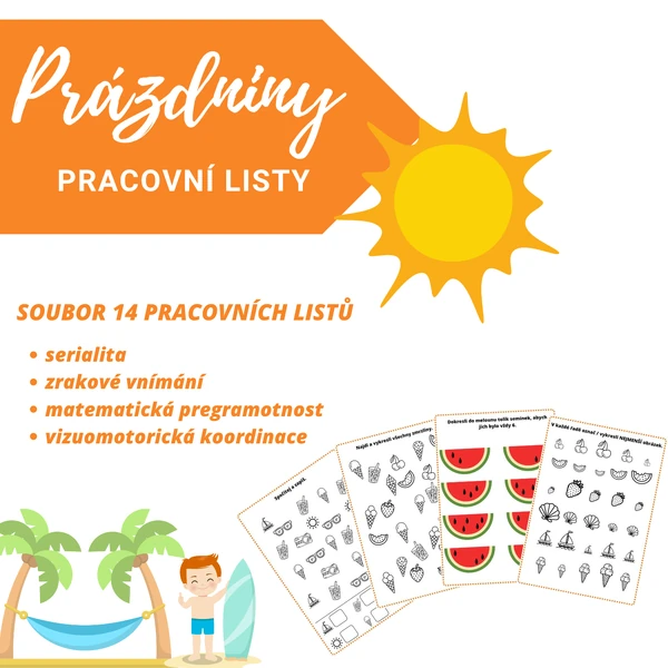 PRÁZDNINY (pracovní listy)