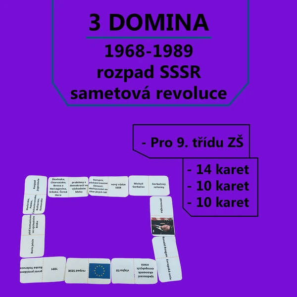 3 Domina - 1968-1989, rozpad SSSR, sametová revoluce