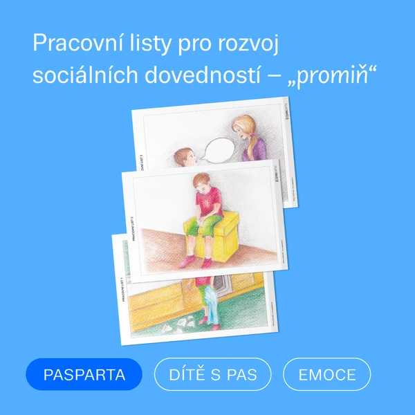 Učím se říct „promiň“, když něco provedu – sociální příběh