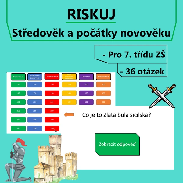 Riskuj! - středověk a počátky novověku
