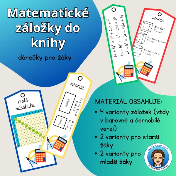 Matematické záložky do knihy