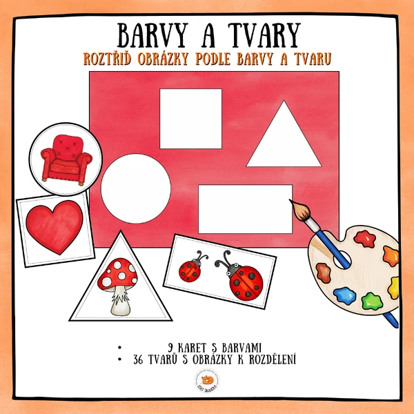 Barvy a tvary - třídění