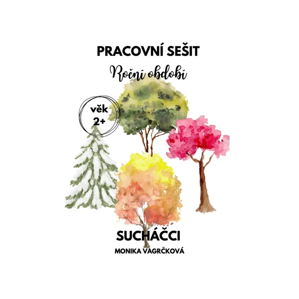 Pracovní sešit - Roční období A4 PDF k tisku