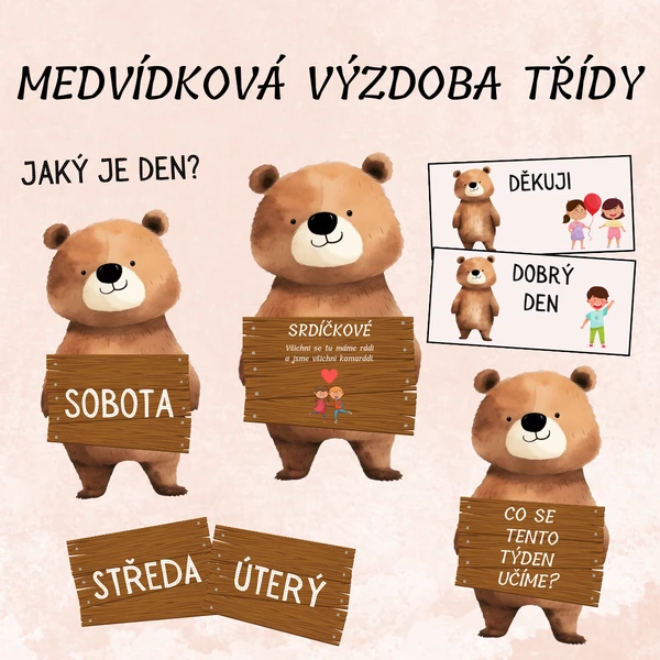 Výzdoba třídy - MEDVÍDCI