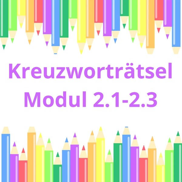 Kreuzworträtsel Modul 2.1-2.3