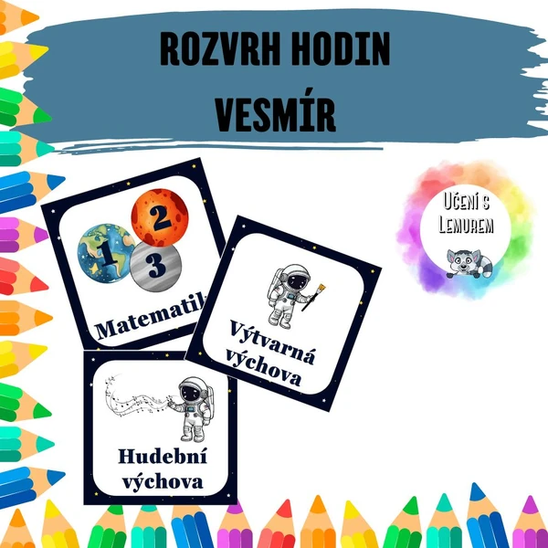 Rozvrh hodin - Vesmír