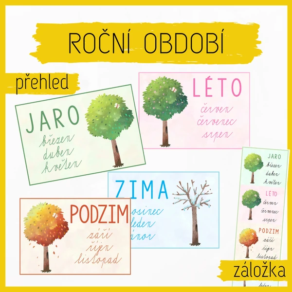 ROČNÍ OBDOBÍ - přehled