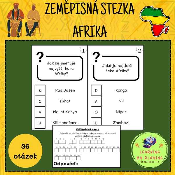 ZEMĚPISNÁ STEZKA - AFRIKA