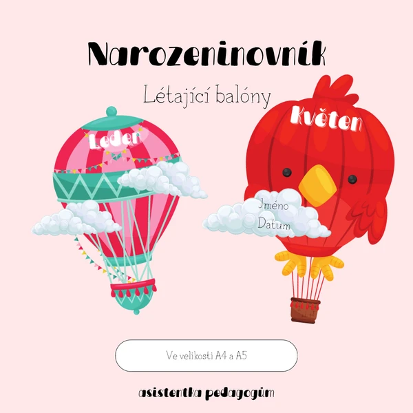 Narozeninovník - Létající balóny