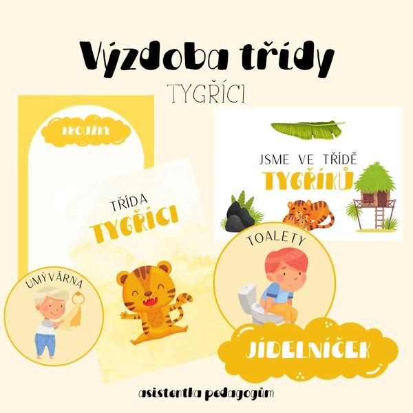 Výzdoba třídy - Tygříci