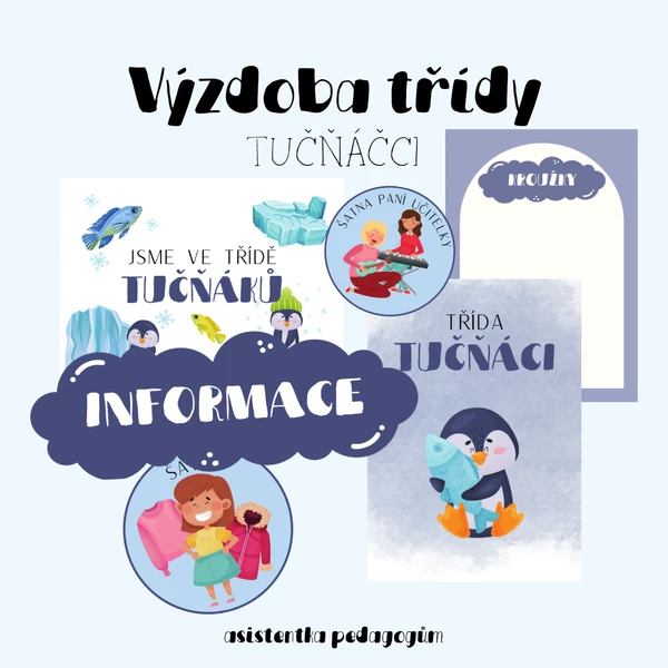 Výzdoba třídy - Tučňáčci