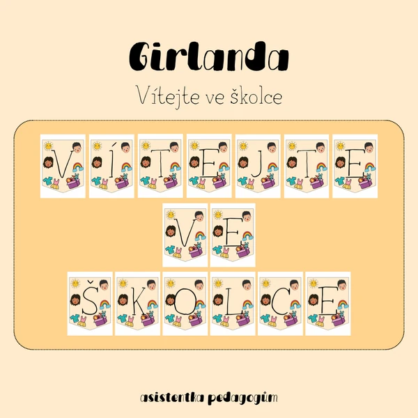 Girlanda - VÍTEJTE VE ŠKOLCE
