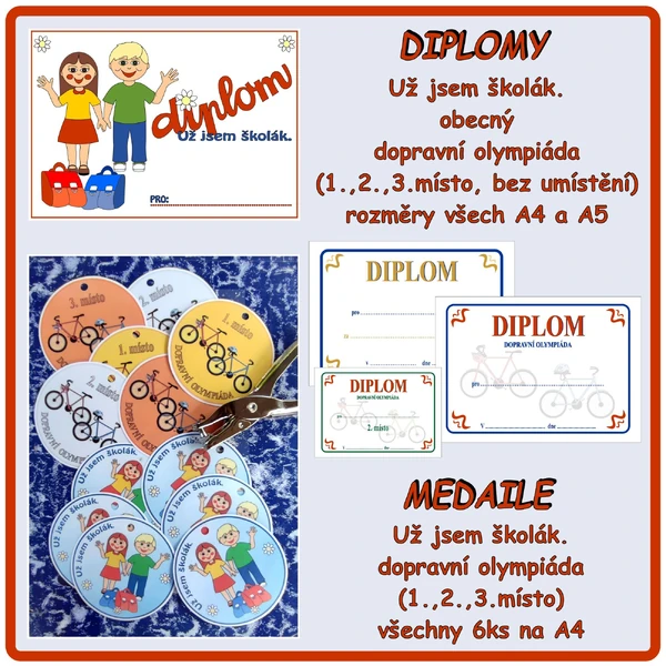 Diplomy a medaile