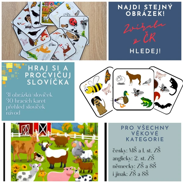 Hledej! Zvířata z České republiky