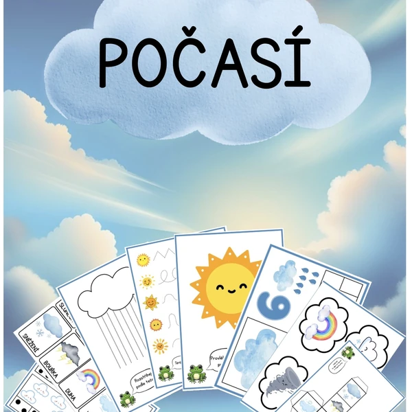 Počasí - soubor pracovních listů