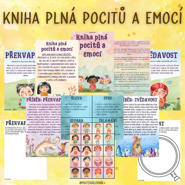 Kniha plná pocitů a emocí