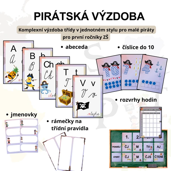 Pirátská výzdoba