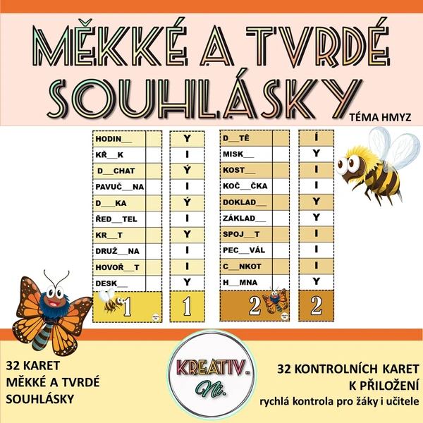 MĚKKÉ A TVRDÉ SOUHLÁSKY