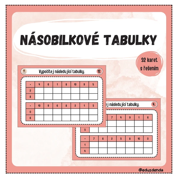 Násobilkové tabulky