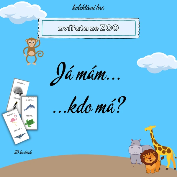 Já mám, kdo má...? Zvířata ze ZOO