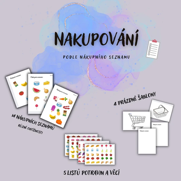NAKUPOVÁNÍ - podle nákupního seznamu