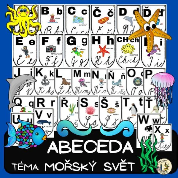ABECEDA - MOŘSKÝ SVĚT