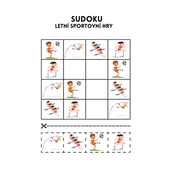 Sudoku - letní sportovní hry